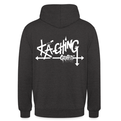 Minimal Range Unisex Hoodie limited Ka-Ching ⁶design - charcoal grey