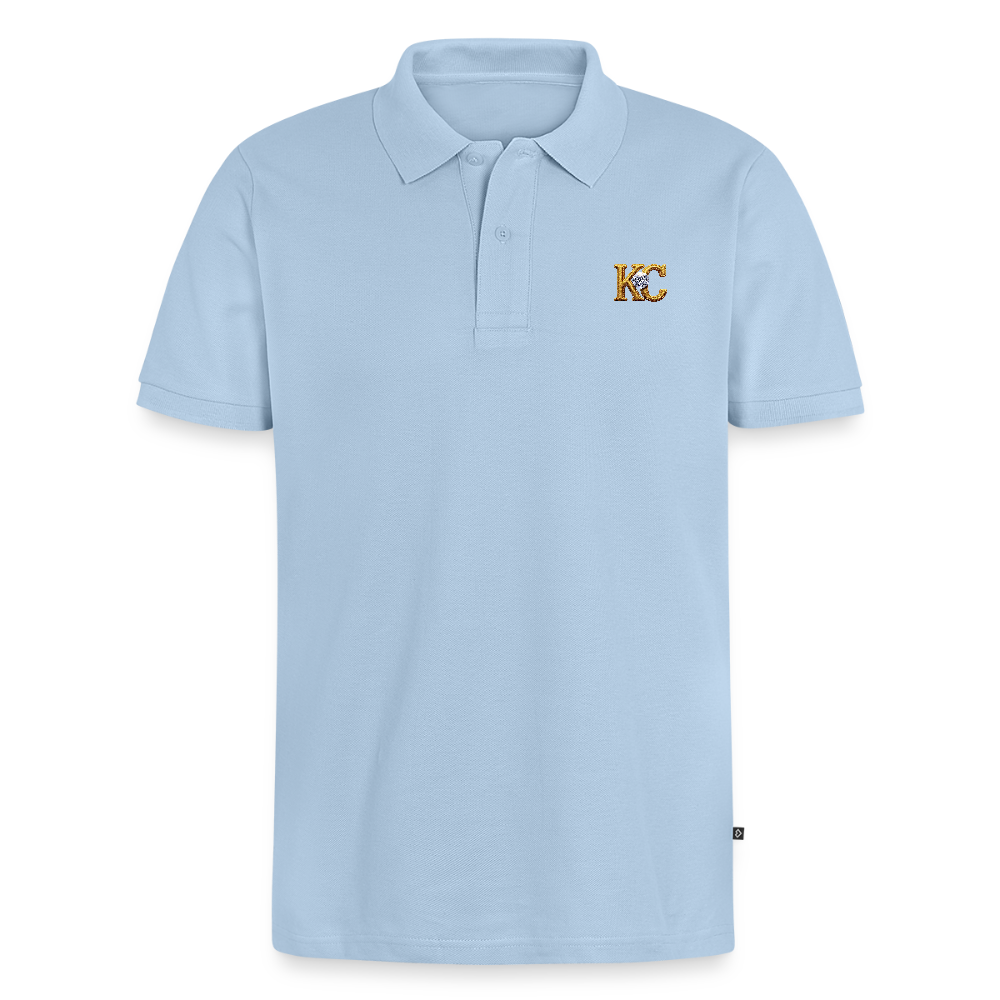 Diamond Range Unisex Polo Tee limited editions design 1 - light blue