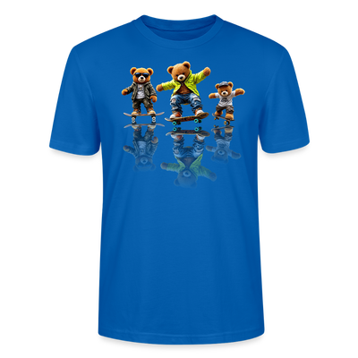 skateboarding Teds Tee - peacock-blue