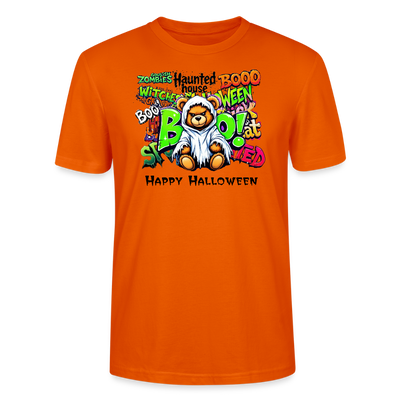 Teddie Ghost boo Tee - bright orange