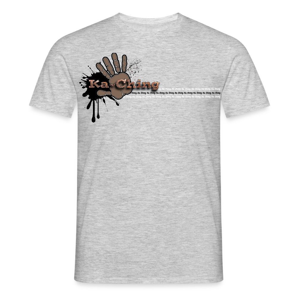 Unisex T-Shirt Ching Bronze Logo CHBZ-T-04c - heather grey
