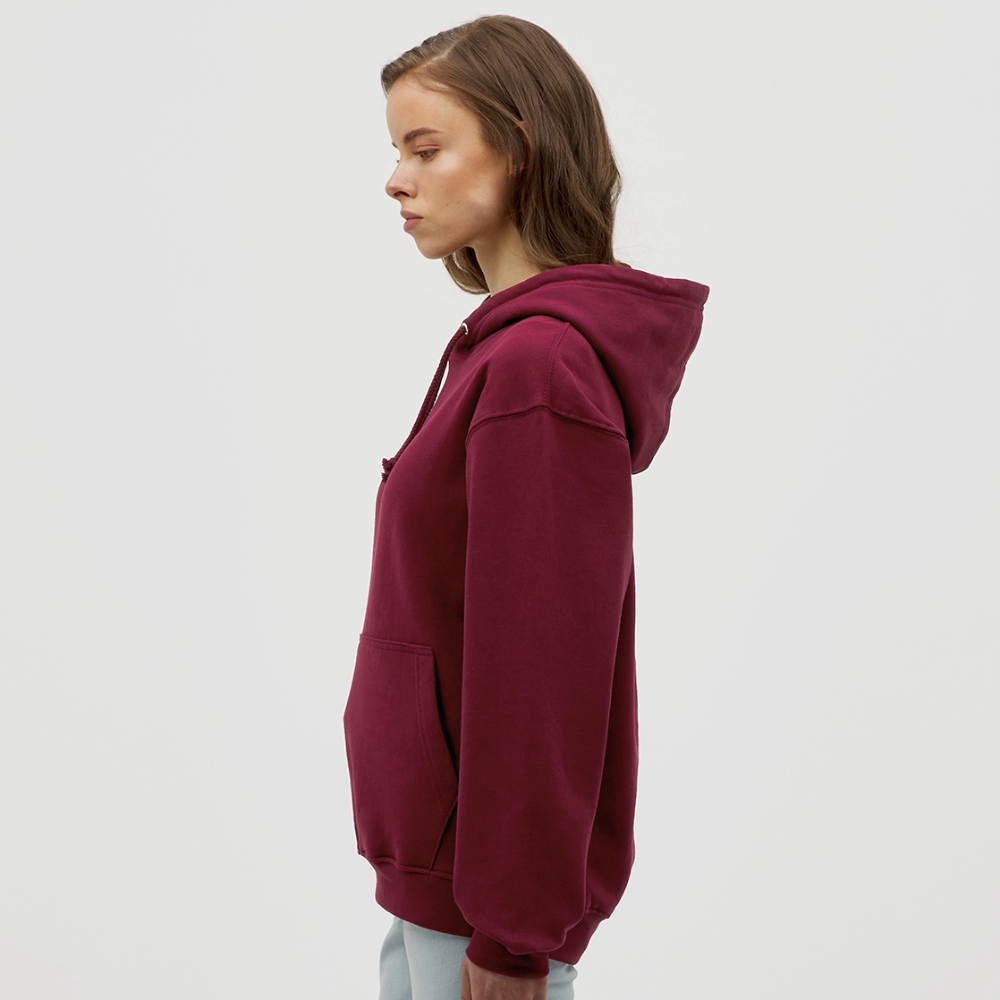Minimal Range Unisex Hoodie limited editions design 1 - bordeaux