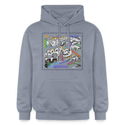 Unisex F1 Graffiti Hoodie - blue