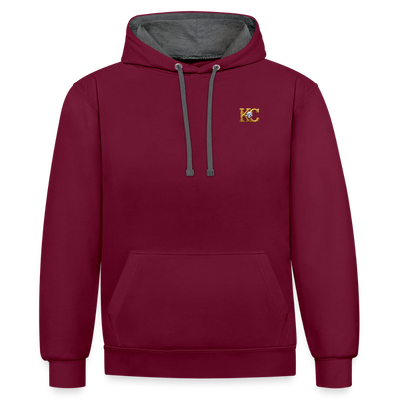 Diamond Range Millenium Heist 2000 Hoodie limited edition - burgundy/charcoal