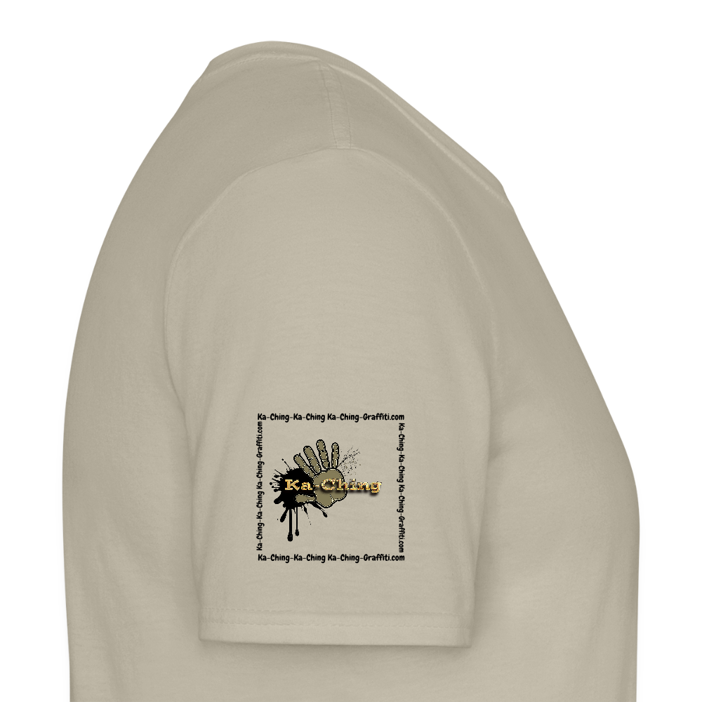 Ka-Ching T-Shirt Ching Gold Logo CHGD-T-02w - sand beige