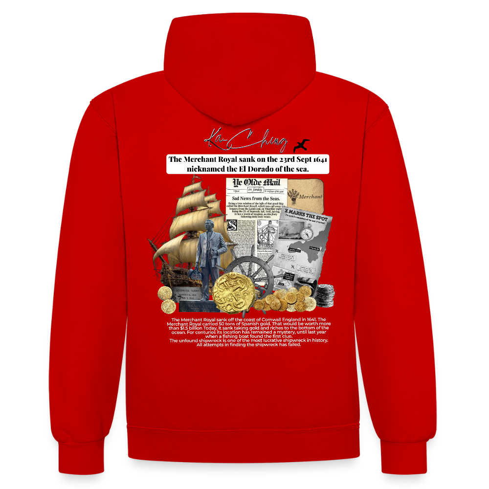 Golden silver Range The Merchant Royal Hoodie limited edition - red/white