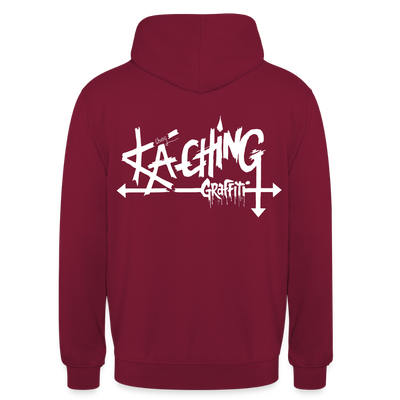 Minimal Range Unisex Hoodie limited editions design 1 - bordeaux