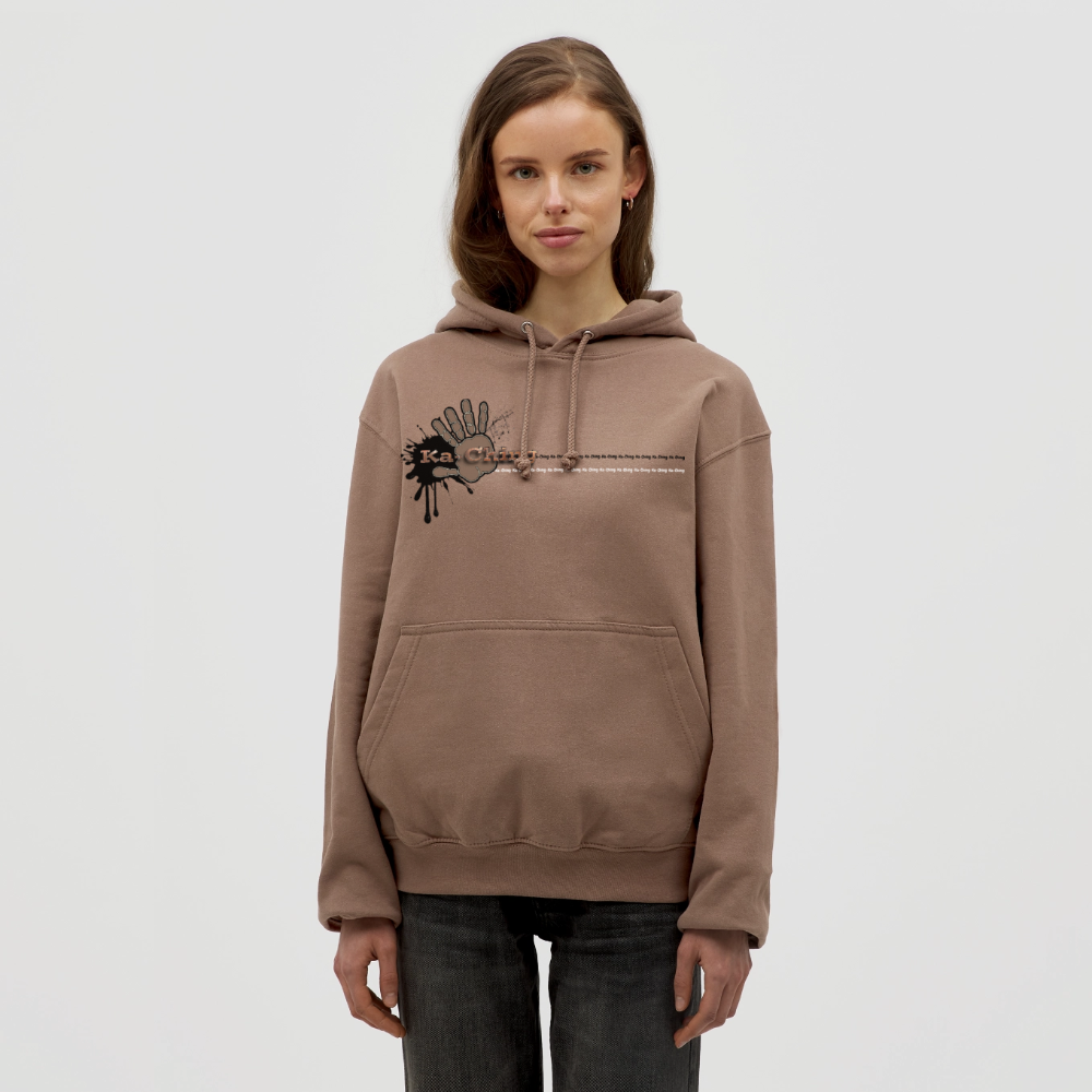 Ka-Ching Unisex Hoodie Ching Bronze logo - mocha