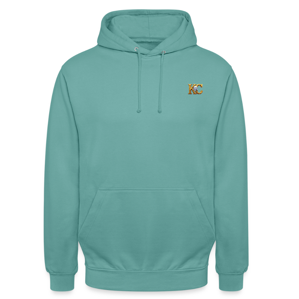 diamond range limited edition Hoodie  design 1 light background - pastel turquoise
