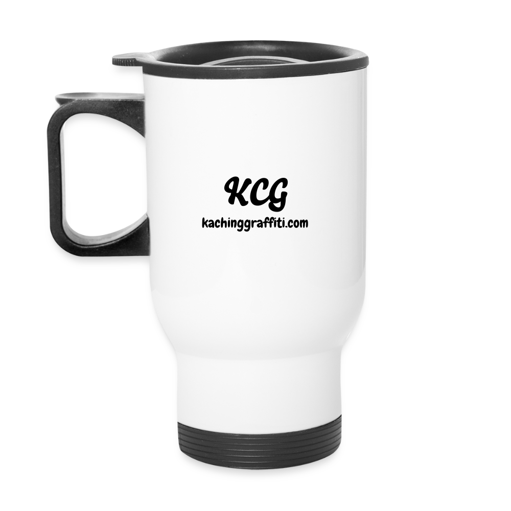 Ka-Ching Travel Mug  Ching Purple - white