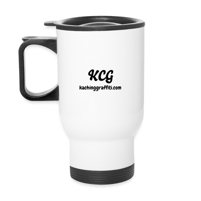 Ka-Ching Travel Mug  Ching Purple - white