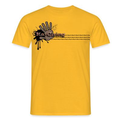 Unisex T-Shirt Ching Bronze Logo CHBZ-T-04w - yellow