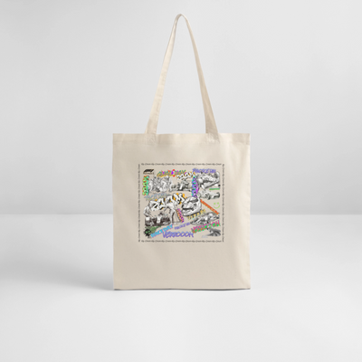 Graffiti F1Tote Bag - natural raw