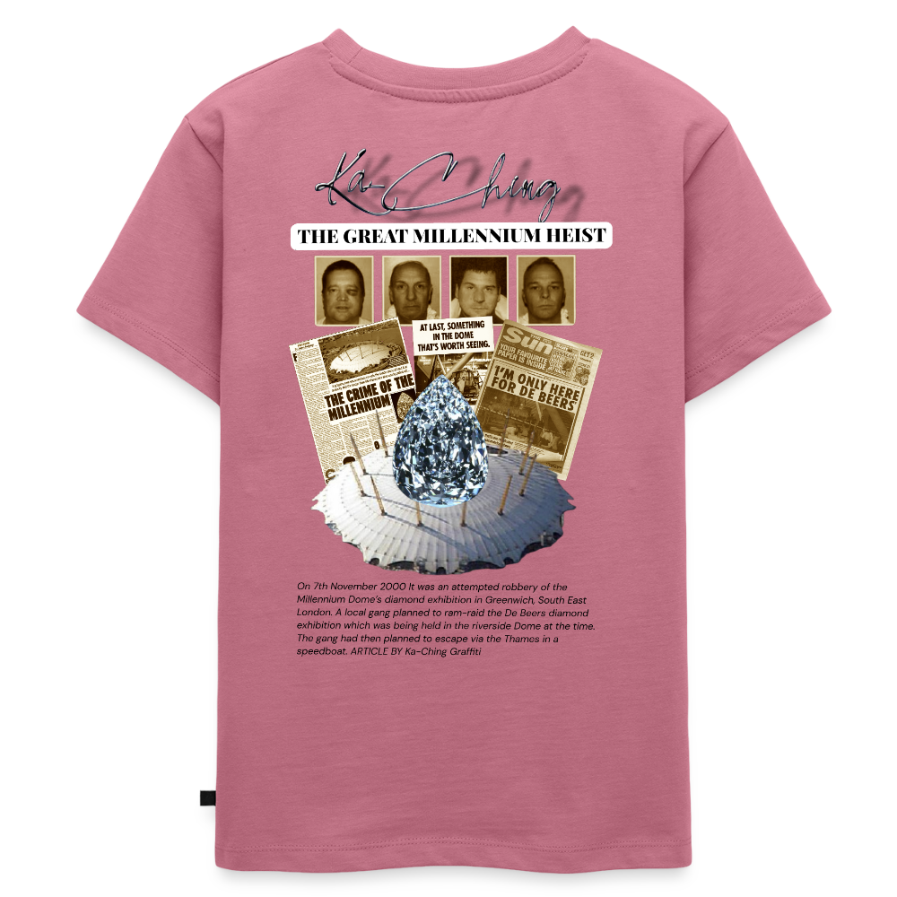 Diamond Range Millenium Heist 2000 Tee limited edition - mauve