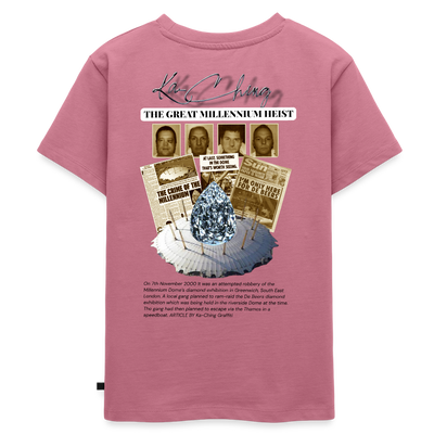 Diamond Range Millenium Heist 2000 Tee limited edition - mauve