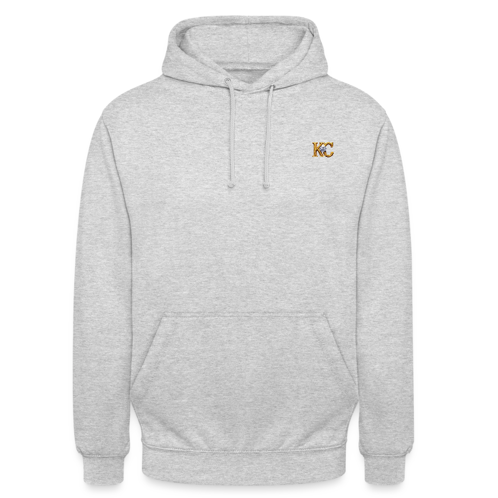Minimal Range Unisex Hoodie limited Ka-Ching design2 - light heather grey
