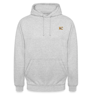 Minimal Range Unisex Hoodie limited Ka-Ching design2 - light heather grey