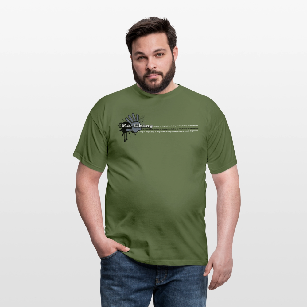Unisex T-Shirt Ching Silver Logo CH-SLR-T-03c - military green