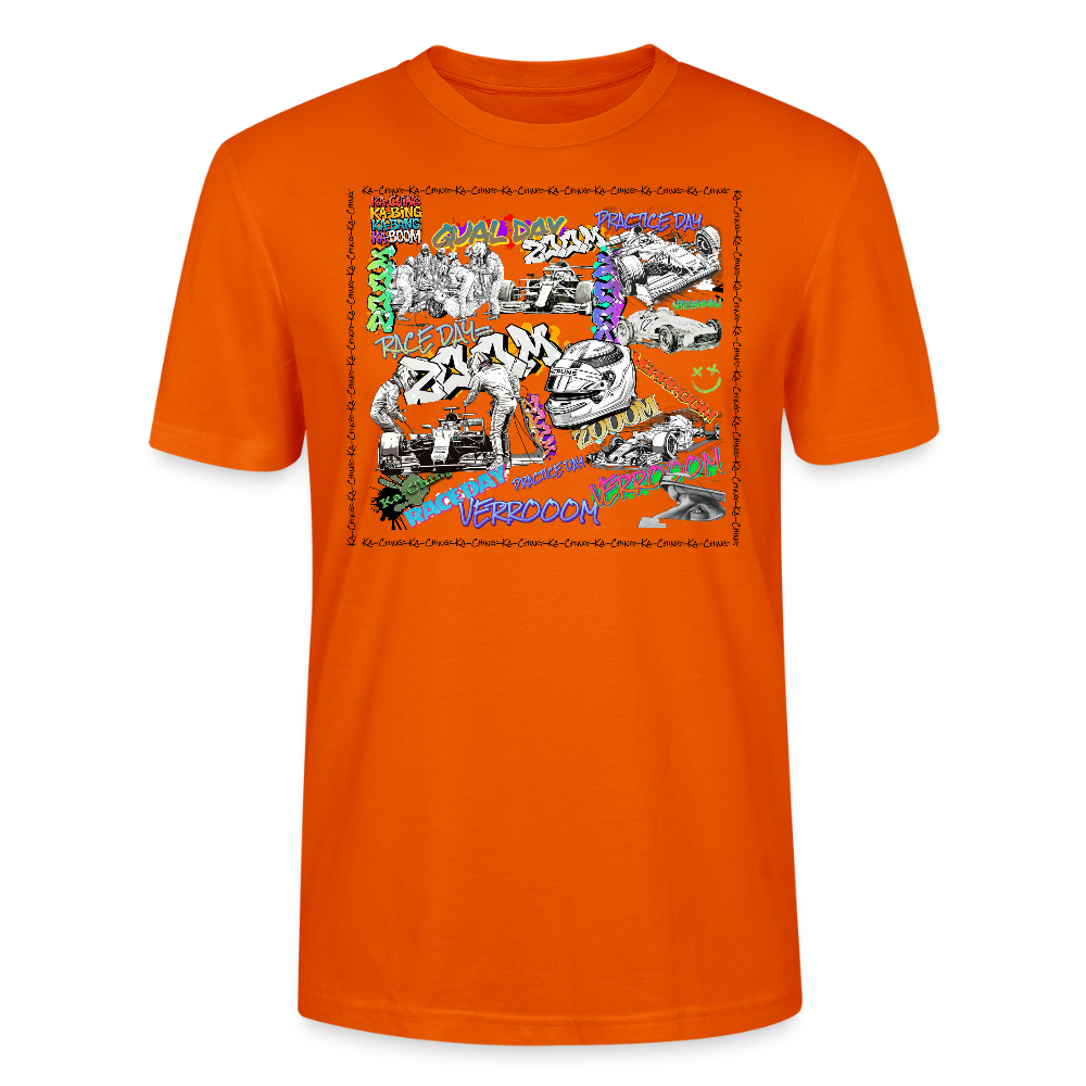 Ka-Ching Motorsports Graffiti T-Shirt - bright orange
