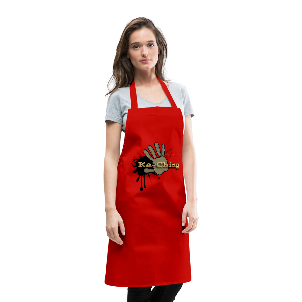 Cooking Apron gold - red