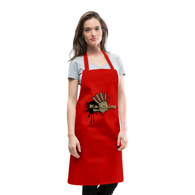Cooking Apron gold - red