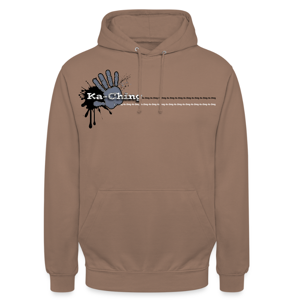 Unisex Hoodie Ching Silver logo - mocha