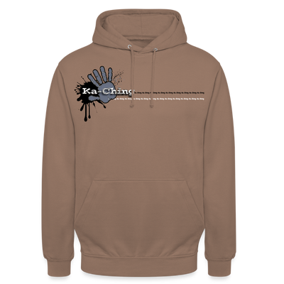 Unisex Hoodie Ching Silver logo - mocha