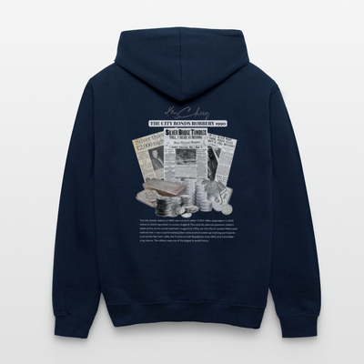 Silver Range City Bonds Robɓery 1990 Hoodie limited edition - navy/red