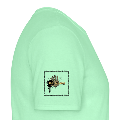 Ka-Ching T-Shirt Ching Gold Logo CHGD-T-02w - mint green