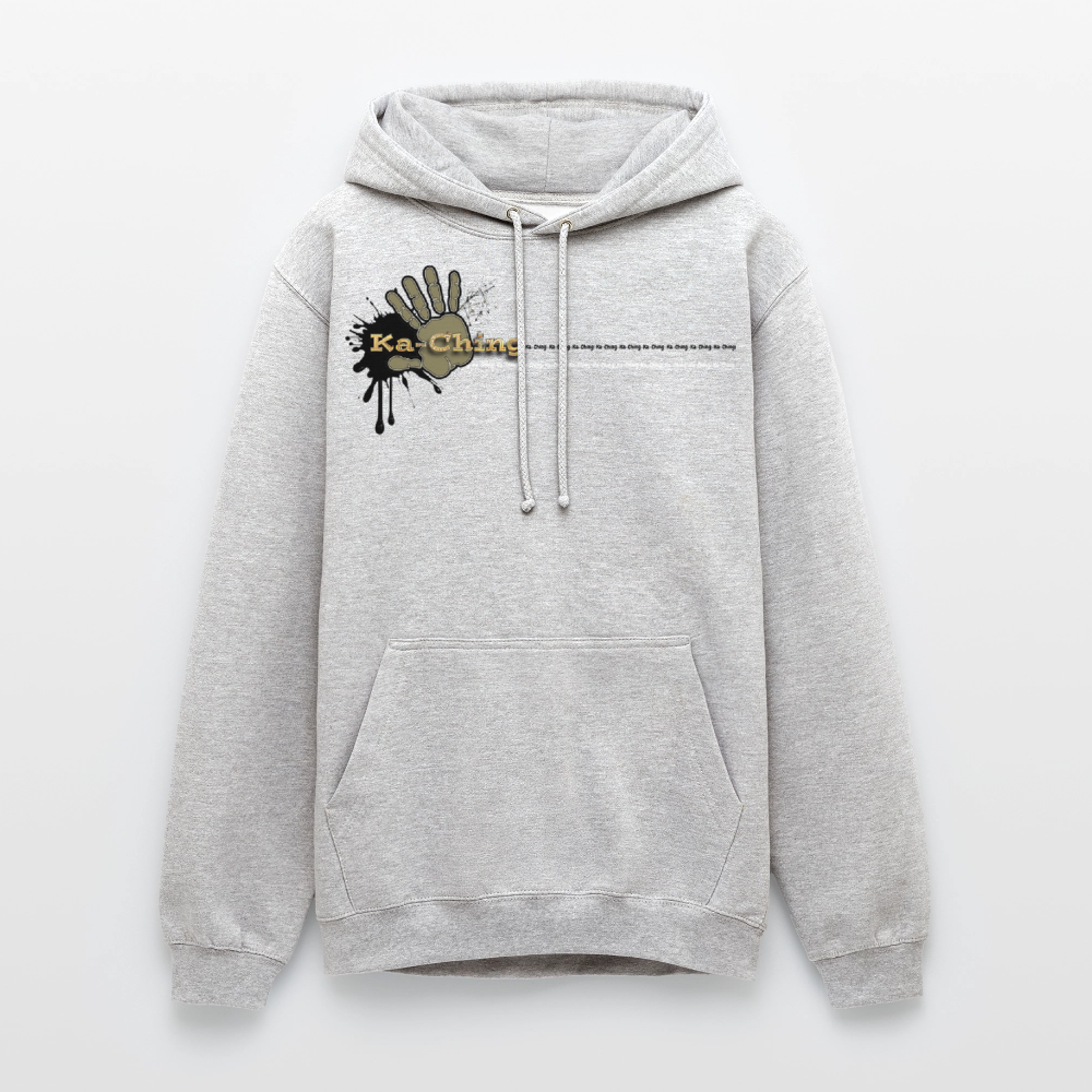 Unisex Hoodie Ching Gold logo - light heather grey