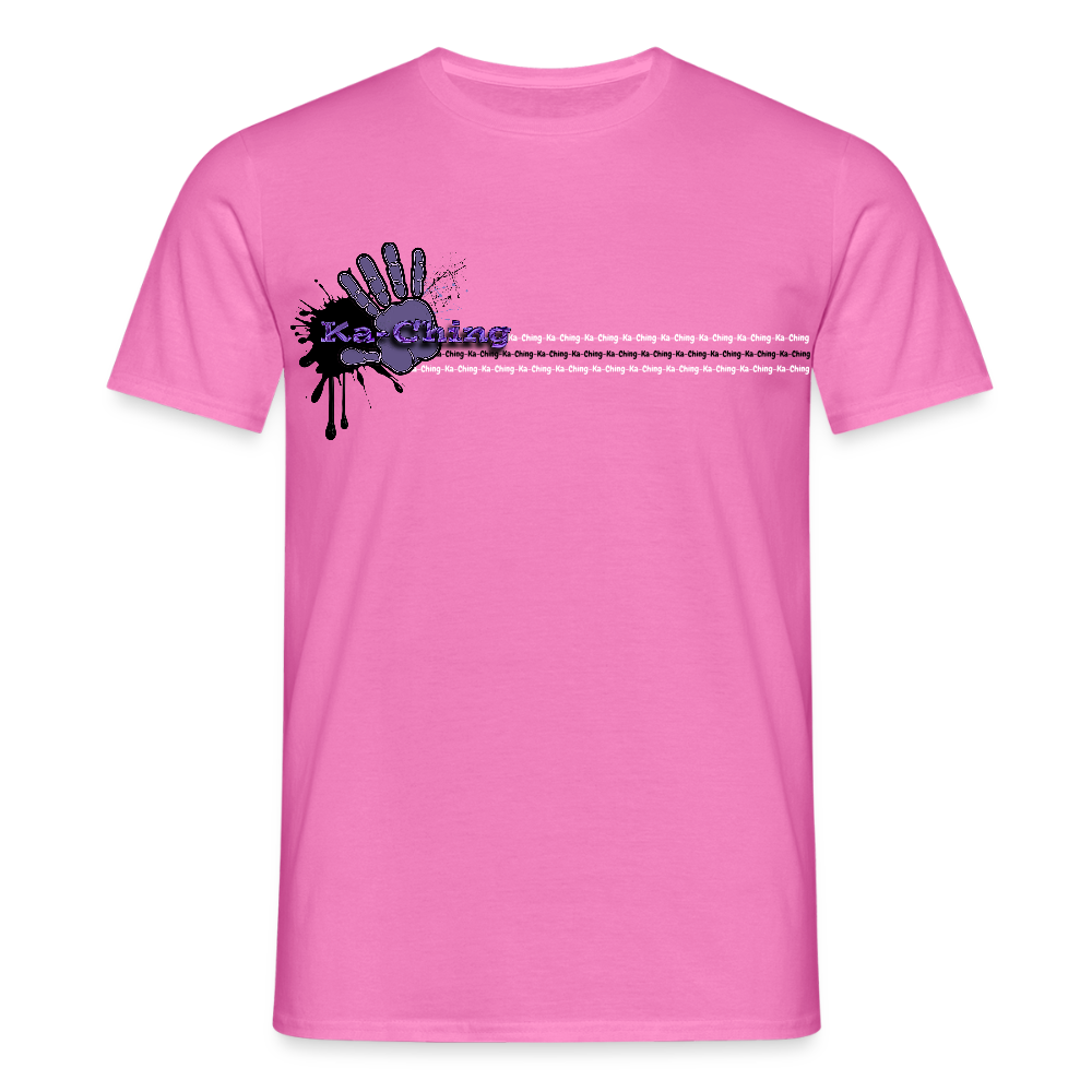 Unisex T-Shirt Ching Purple Logo CHPU-T-06c - pink