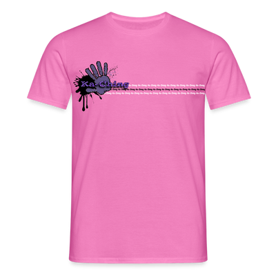 Unisex T-Shirt Ching Purple Logo CHPU-T-06c - pink