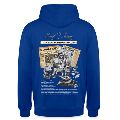 Diamond Range Unisex Hoodie limited editions design 2 - bright royal