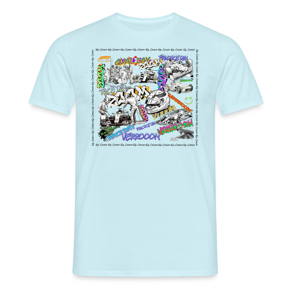 Unisex T-Shirt F1 Graffiti - sky
