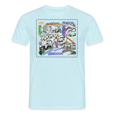 Unisex T-Shirt F1 Graffiti - sky