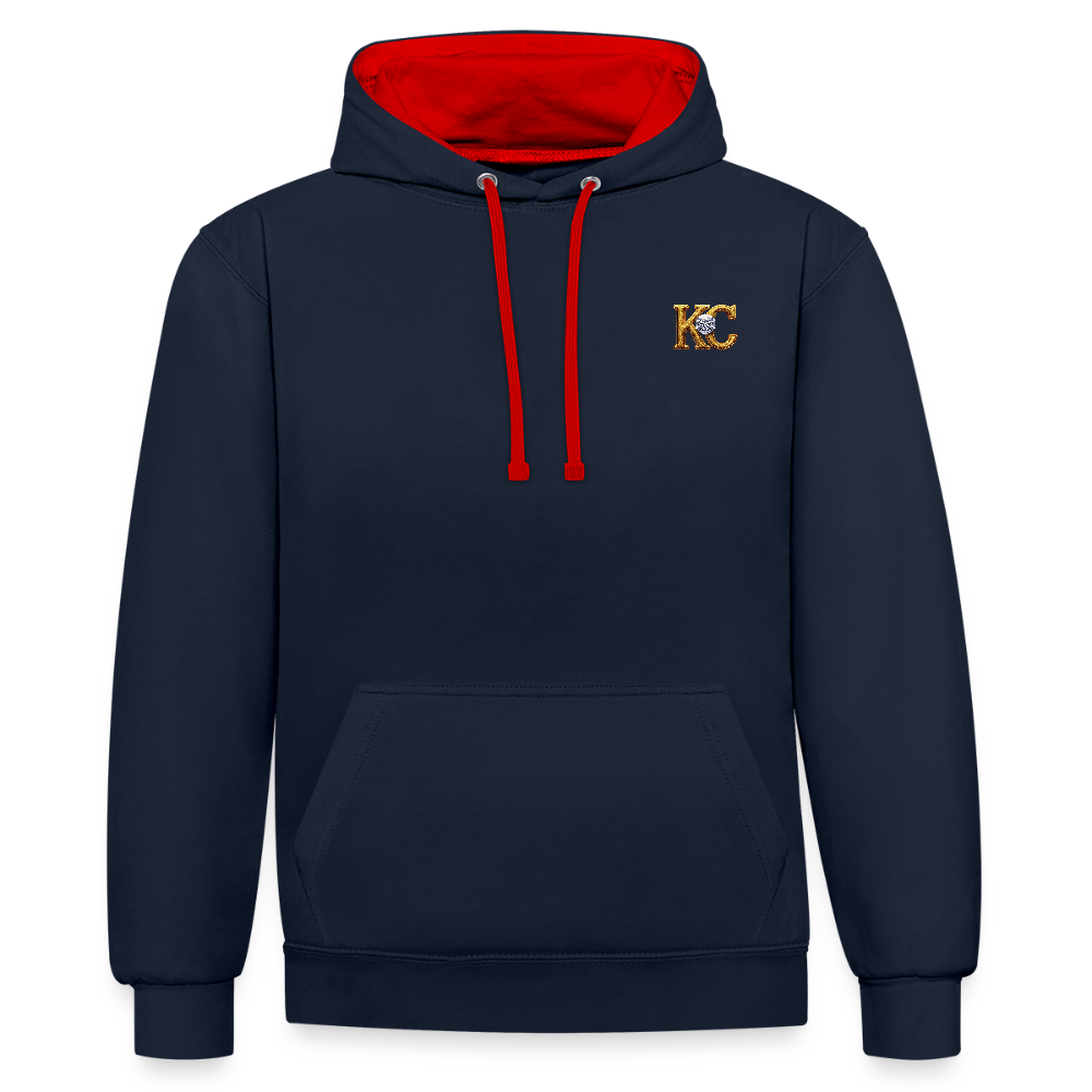Diamond Range Diamond Hoax Hoodie limited edition - navy/red