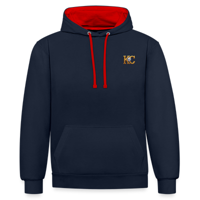 Diamond Range Diamond Hoax Hoodie limited edition - navy/red