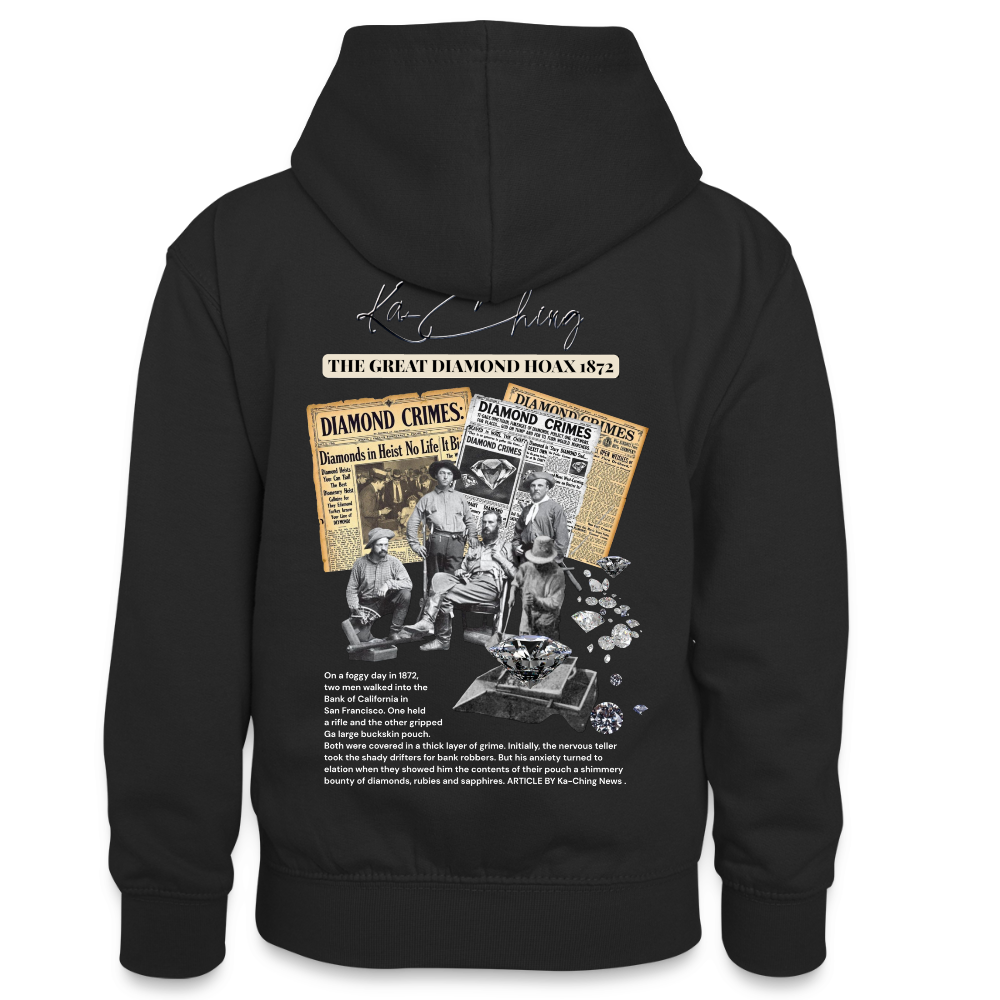 Diamond Range The Great Hoax 1872 Hoodie limited edition - black/red