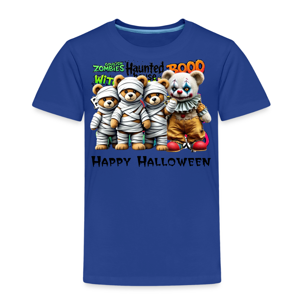 Teddies clown Tee - royal blue