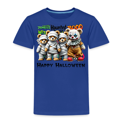 Teddies clown Tee - royal blue