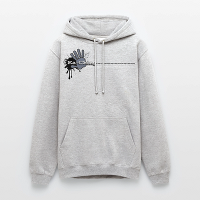 Unisex Hoodie Ching Silver logo - light heather grey
