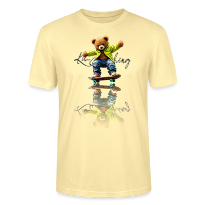 skateboarding Teds Tee - cream