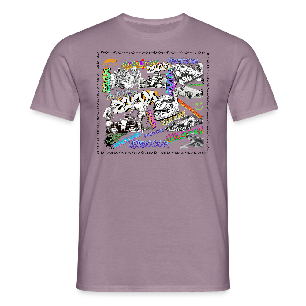Unisex T-Shirt F1 Graffiti - purple-grey 