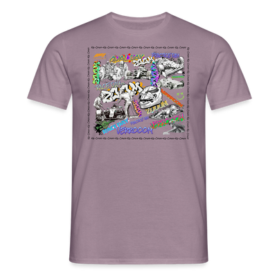 Unisex T-Shirt F1 Graffiti - purple-grey 