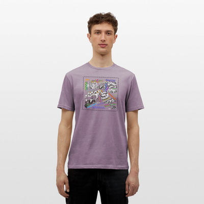 Unisex T-Shirt F1 Graffiti - purple-grey 