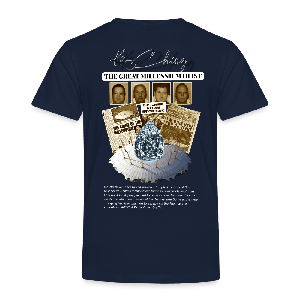 Diamond Range Millenium Heist 2000 Tee limited edition - navy