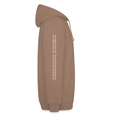Unisex Hoodie Ching Purple logo - mocha
