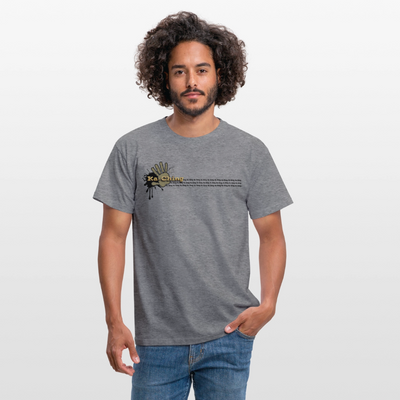Ka-Ching T-Shirt Ching Gold Logo CHGD-T-02w - graphite heather