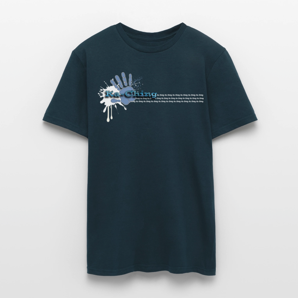 Unisex T-Shirt Ching Blue Logo WH/Dark CHBL-T-05d - navy