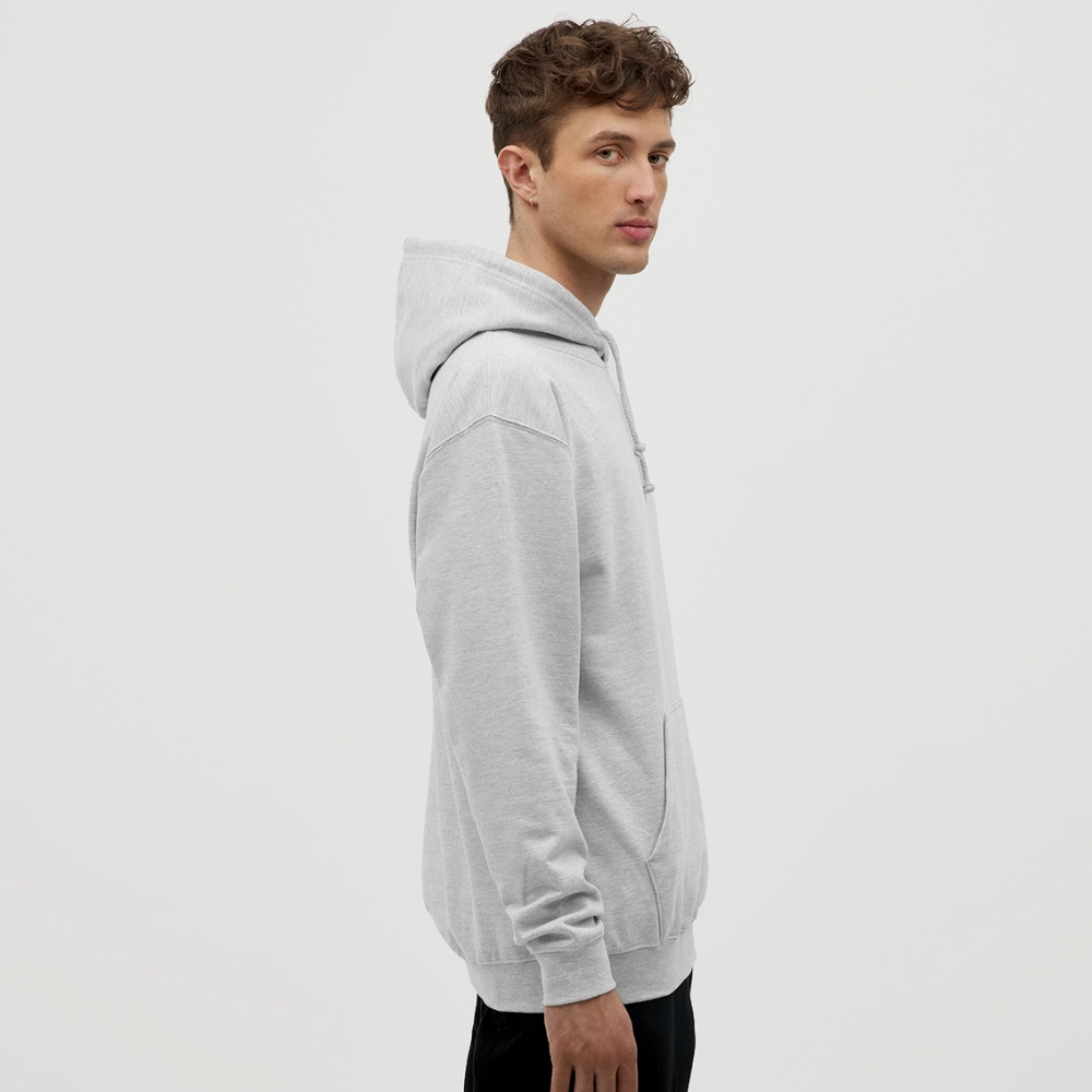 Ka-Ching Unisex Hoodie Ching Bronze logo - light heather grey